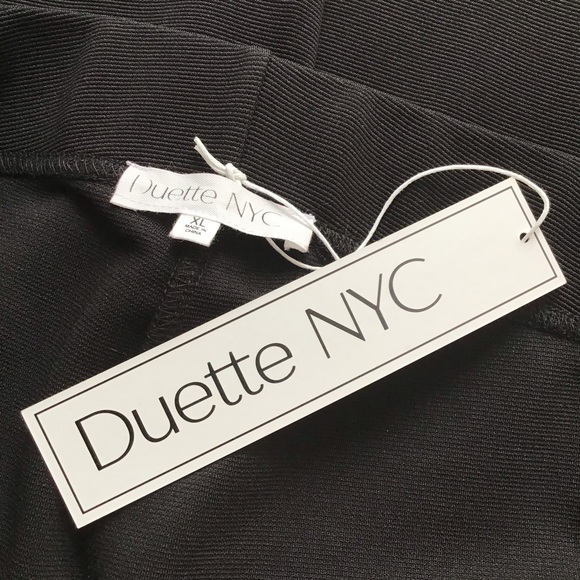 NWT DUETTE NYC ‘The Broadway’ 24/7 Black Pants - Picture 8 of 8